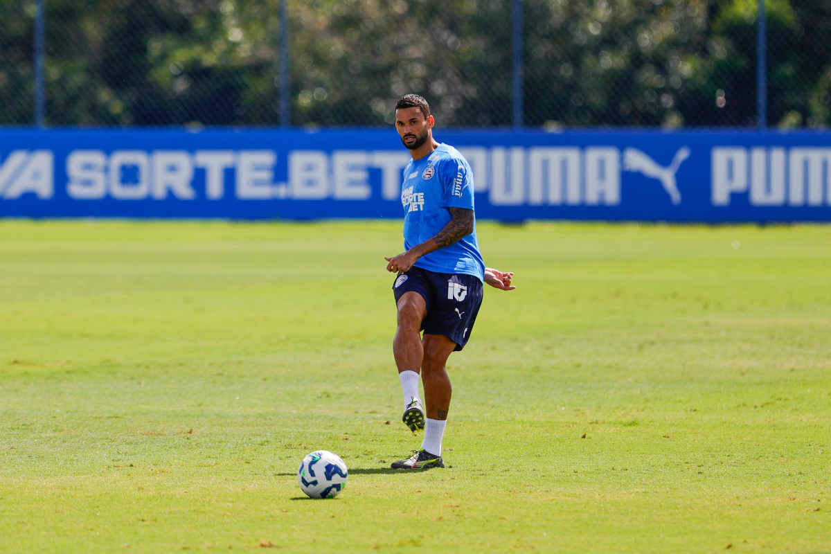 willian josé no treino do bahia
