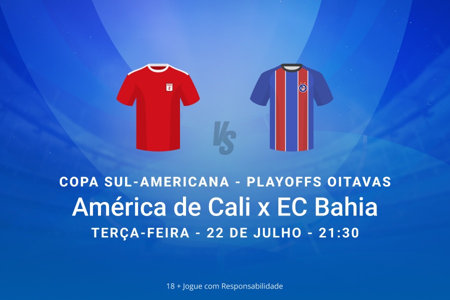 Palpites Amérca de Cali x Bahia
