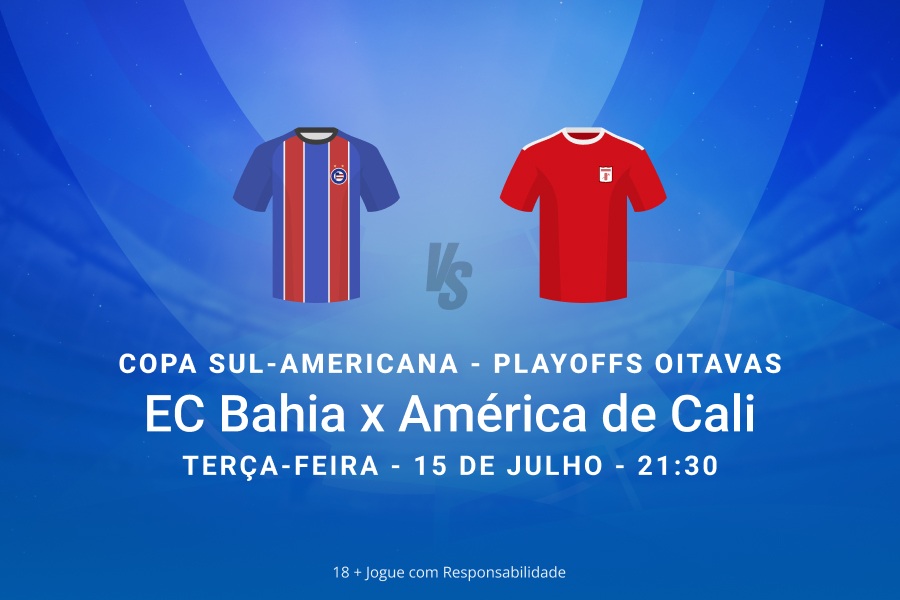 Bahia x America de Cali Palpites