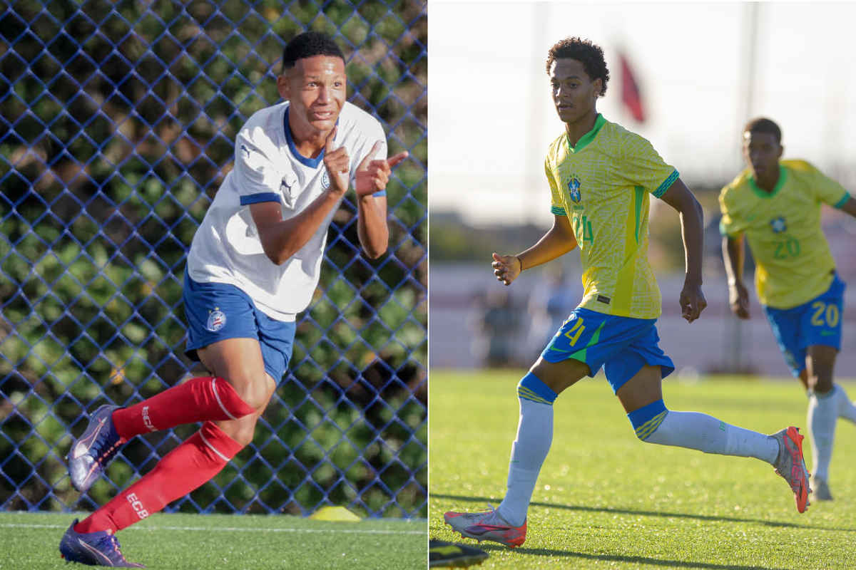 bahia x seleção brasileira sub-15 na copa 2 de julho