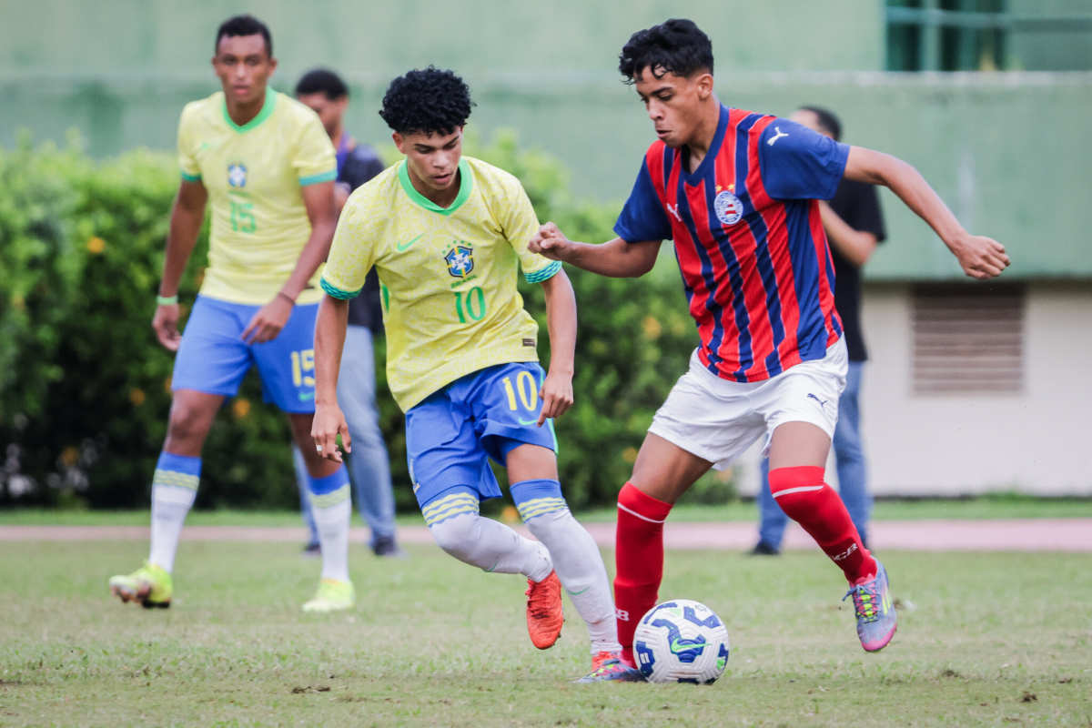 bahia x seleção brasileira sub-15 na copa 2 de julho