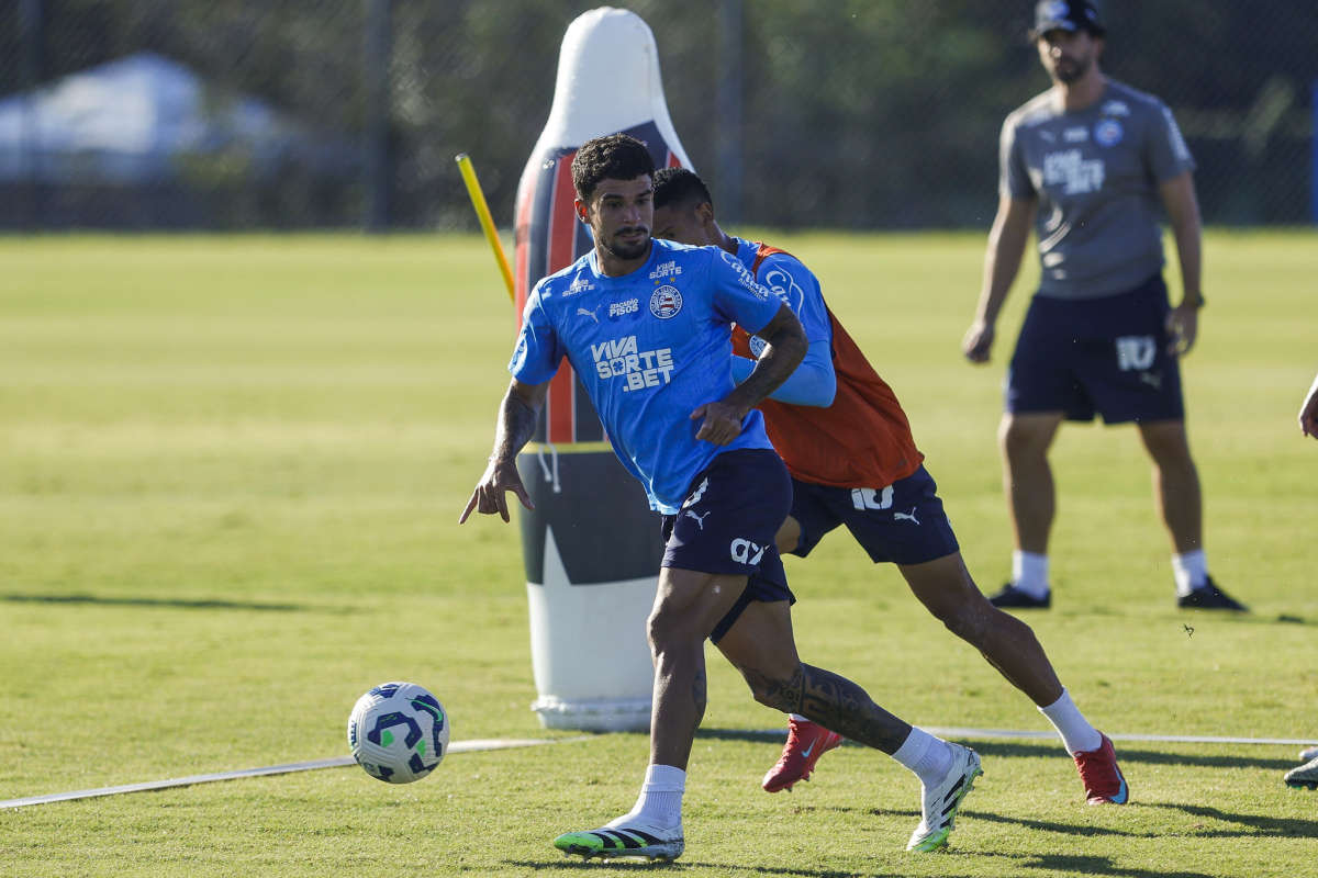 cauly em treino do bahia