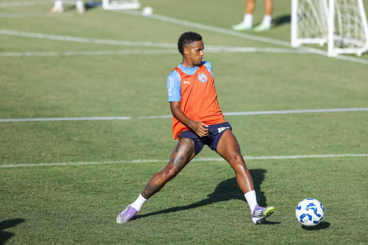 kayky em treino do bahia