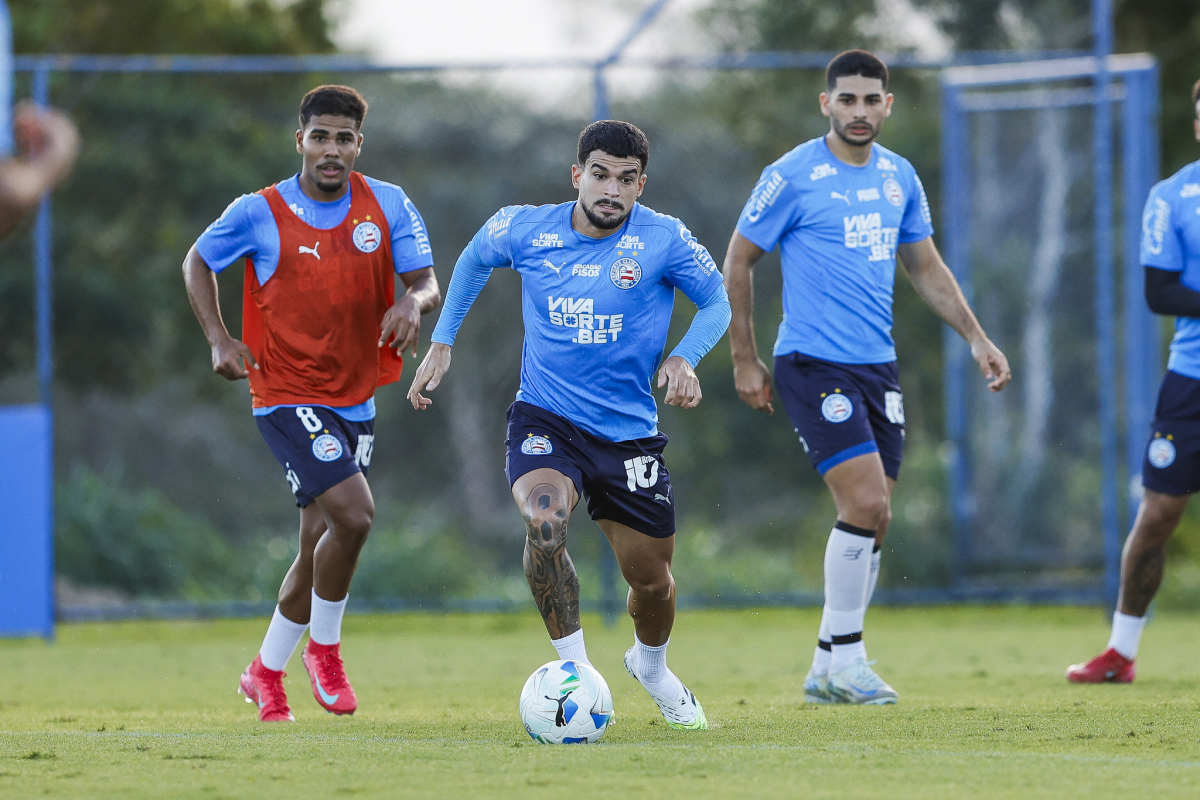 treino do bahia com cauly