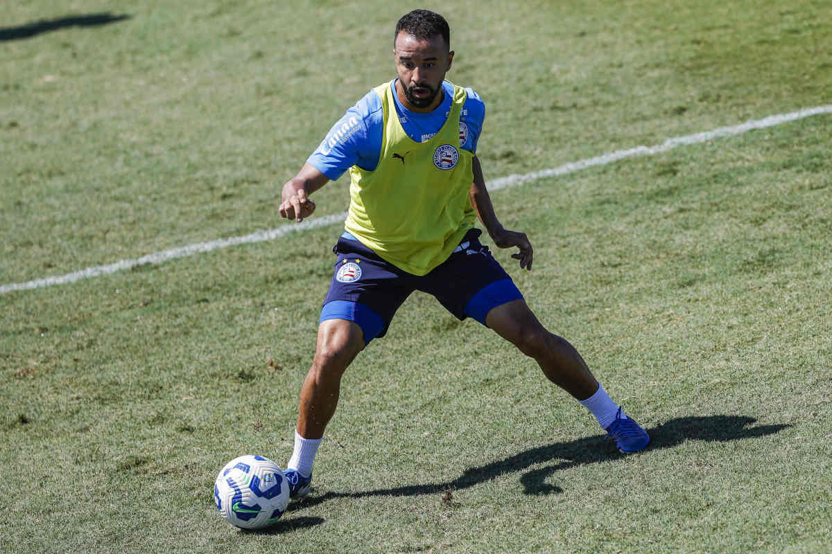 caio alexandre em treino do bahia