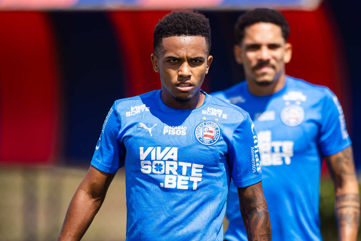 kayky em treino do bahia