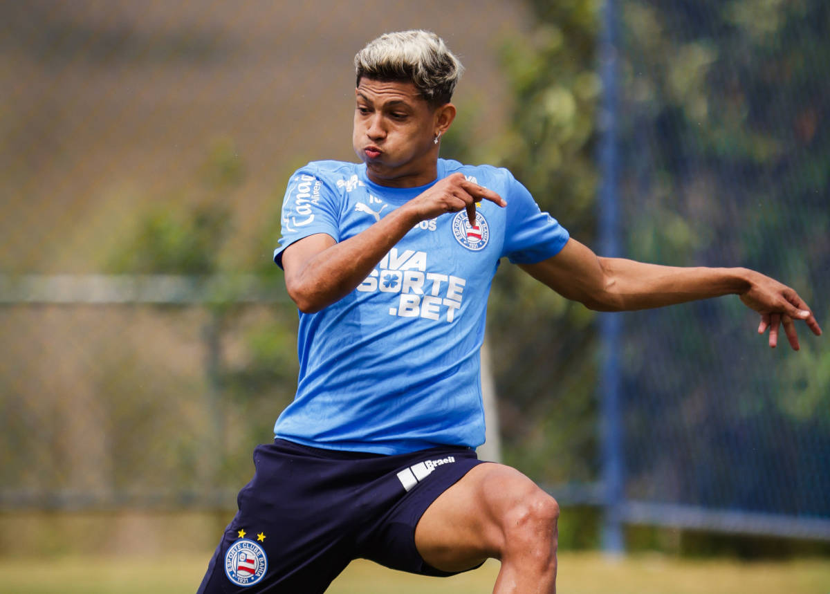 pulga em treino do bahia