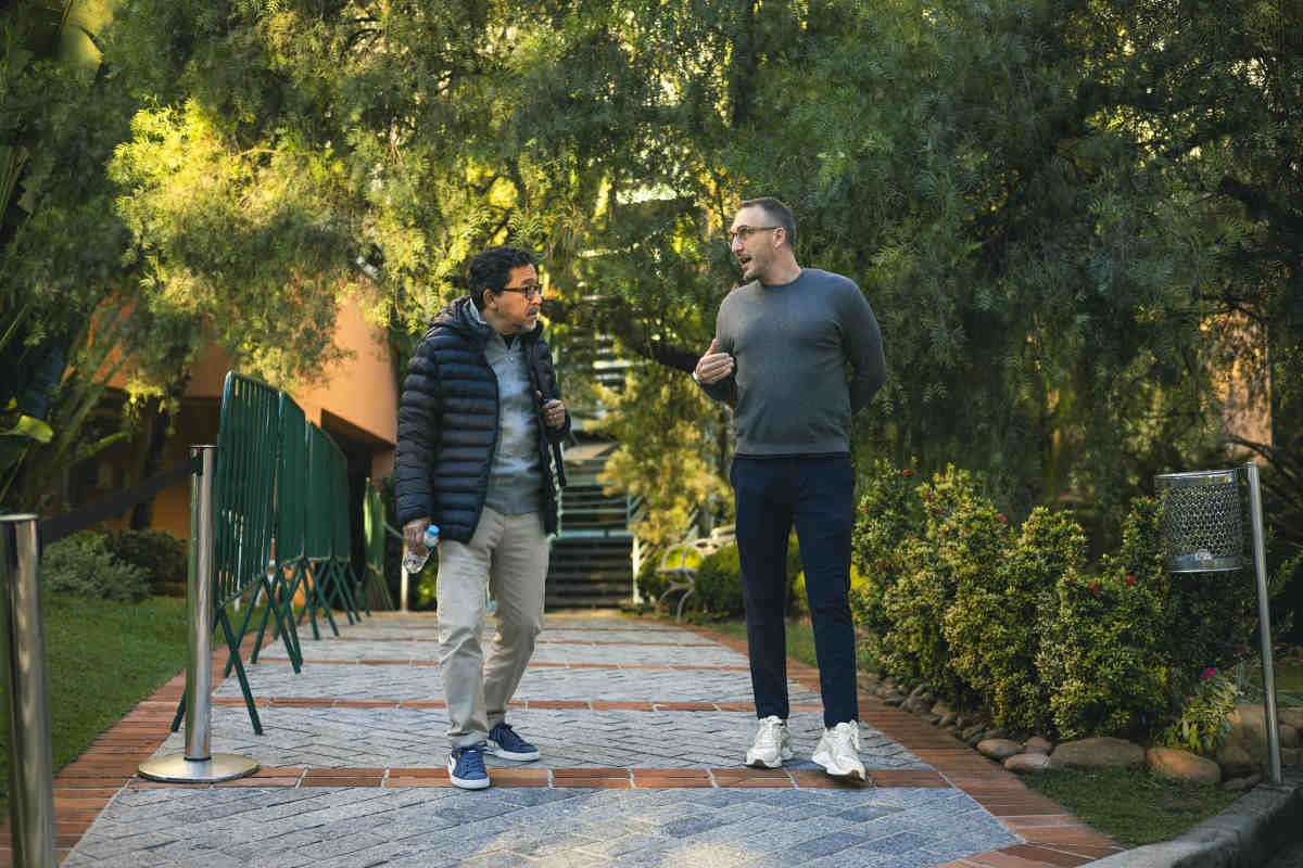 santoro e aguirre, dirigentes do bahia saf