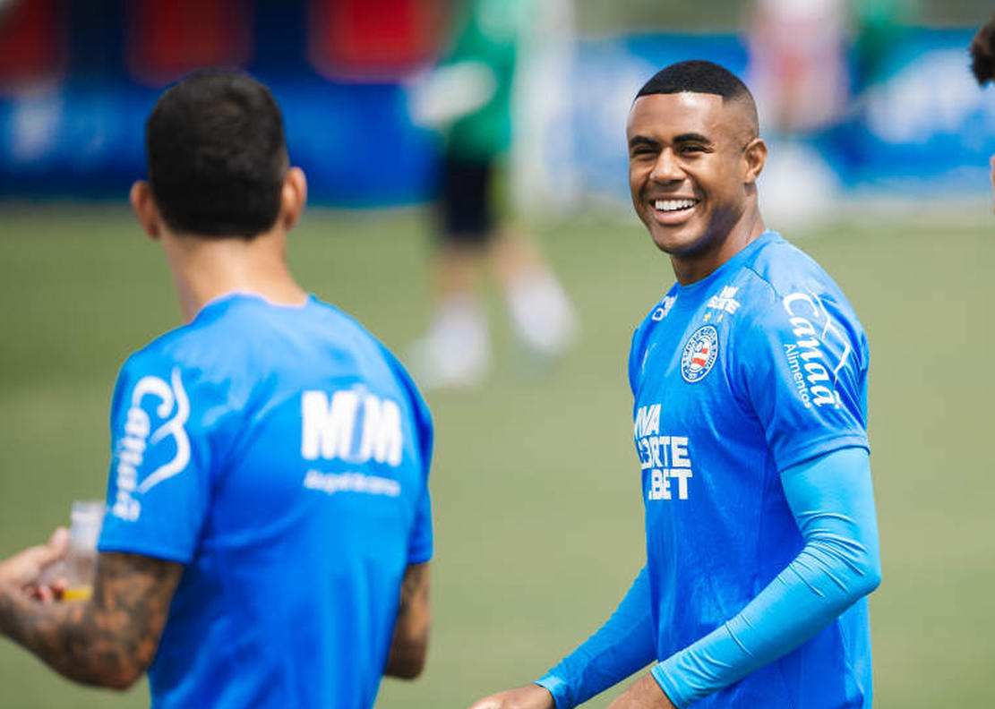 erick em treino do bahia