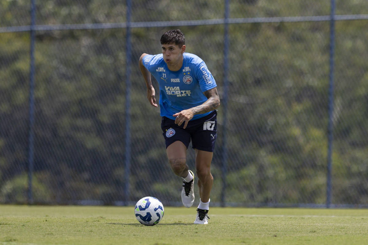mingo em treino do bahia