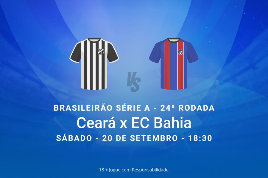 Palpites Ceará x Bahia Brasileirão 2025