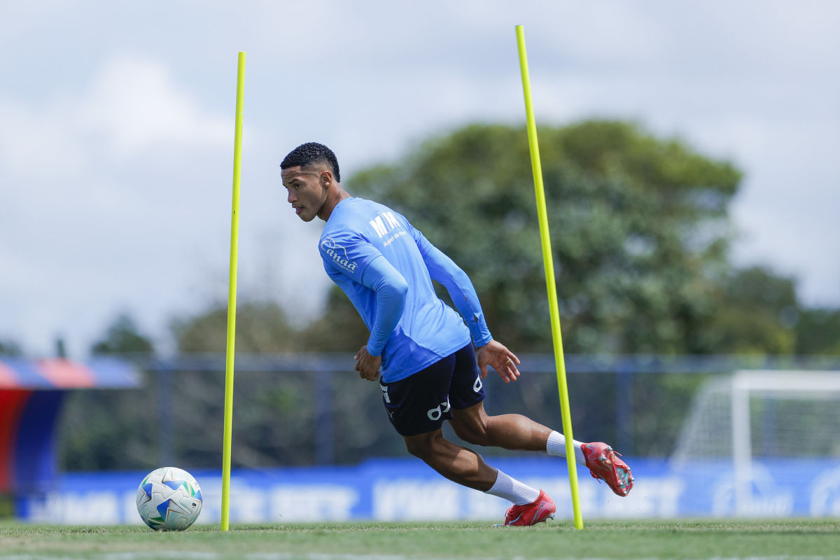 tiago em treino do bahia