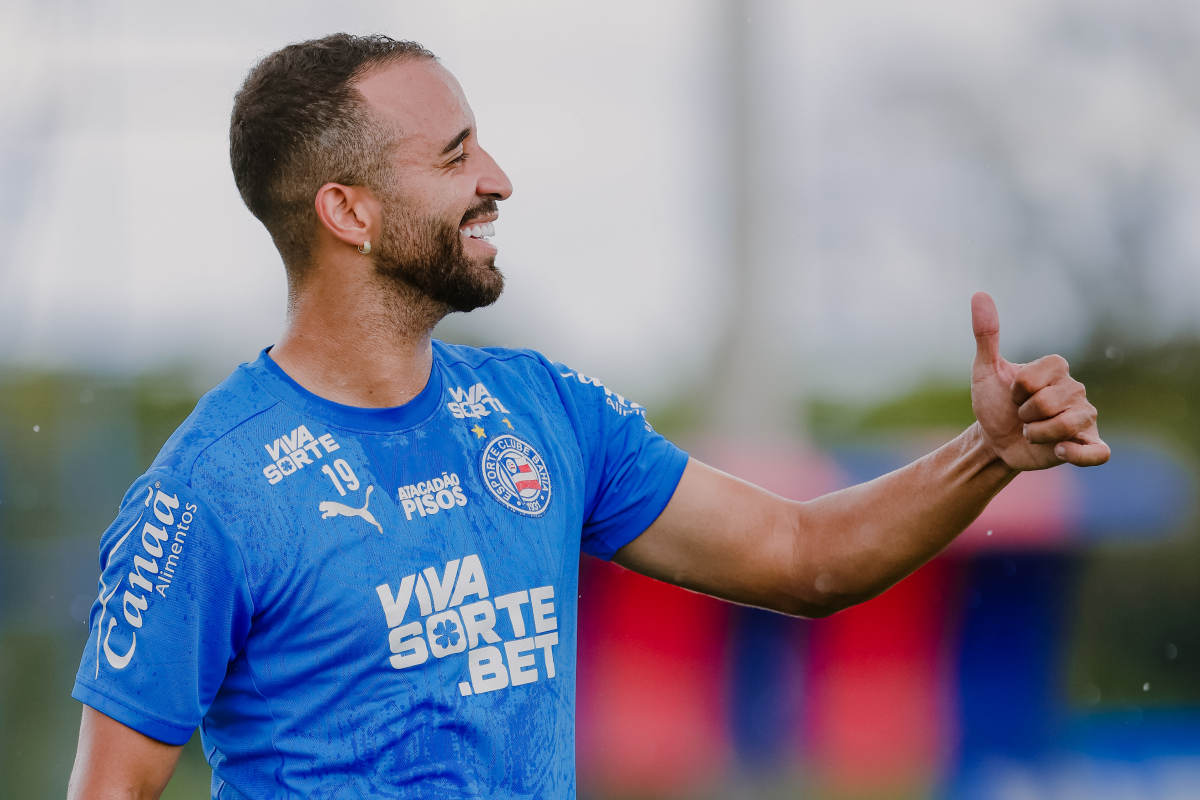 caio alexandre em treino do bahia