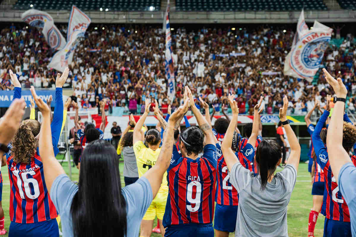 bahia feminino comemora título baiano 2025