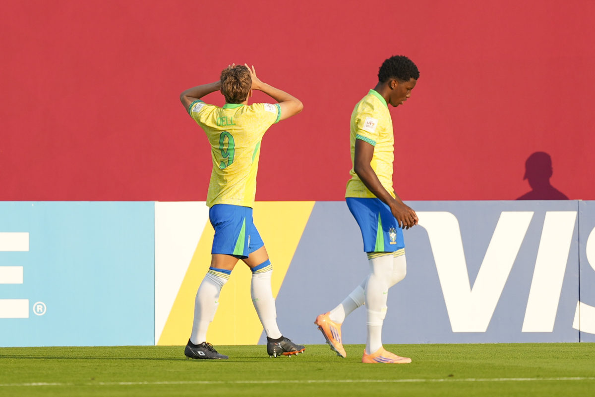 ruan pablo e dell, do bahia, na seleção sub-17