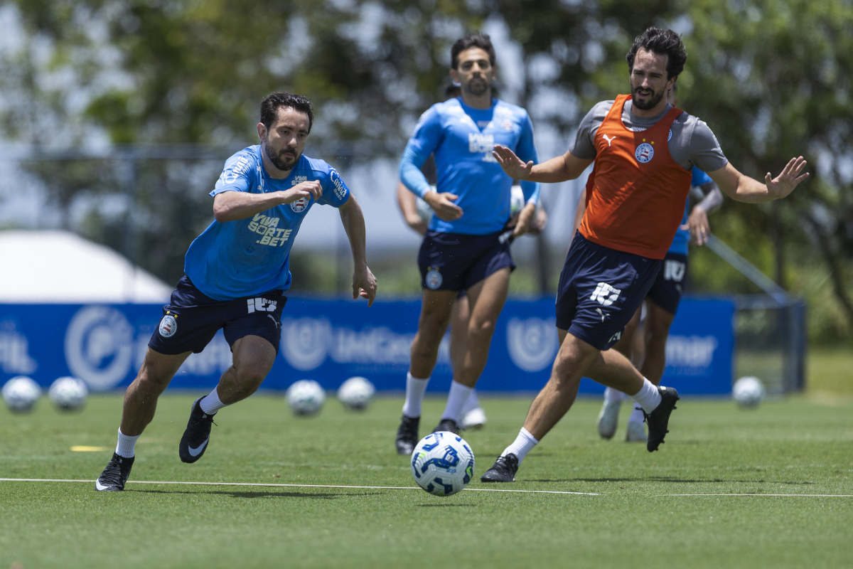 everton ribeiro em treino do bahia