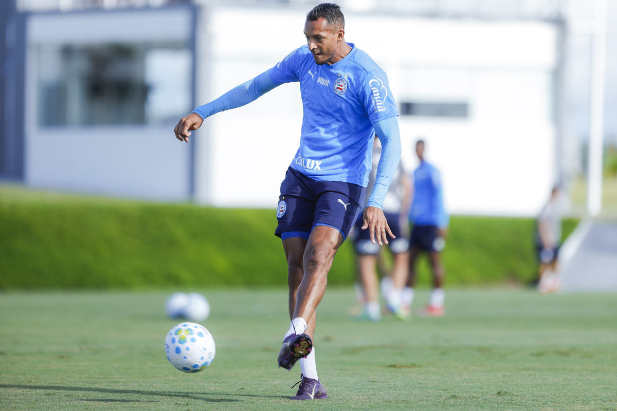 david duarte em treino do bahia