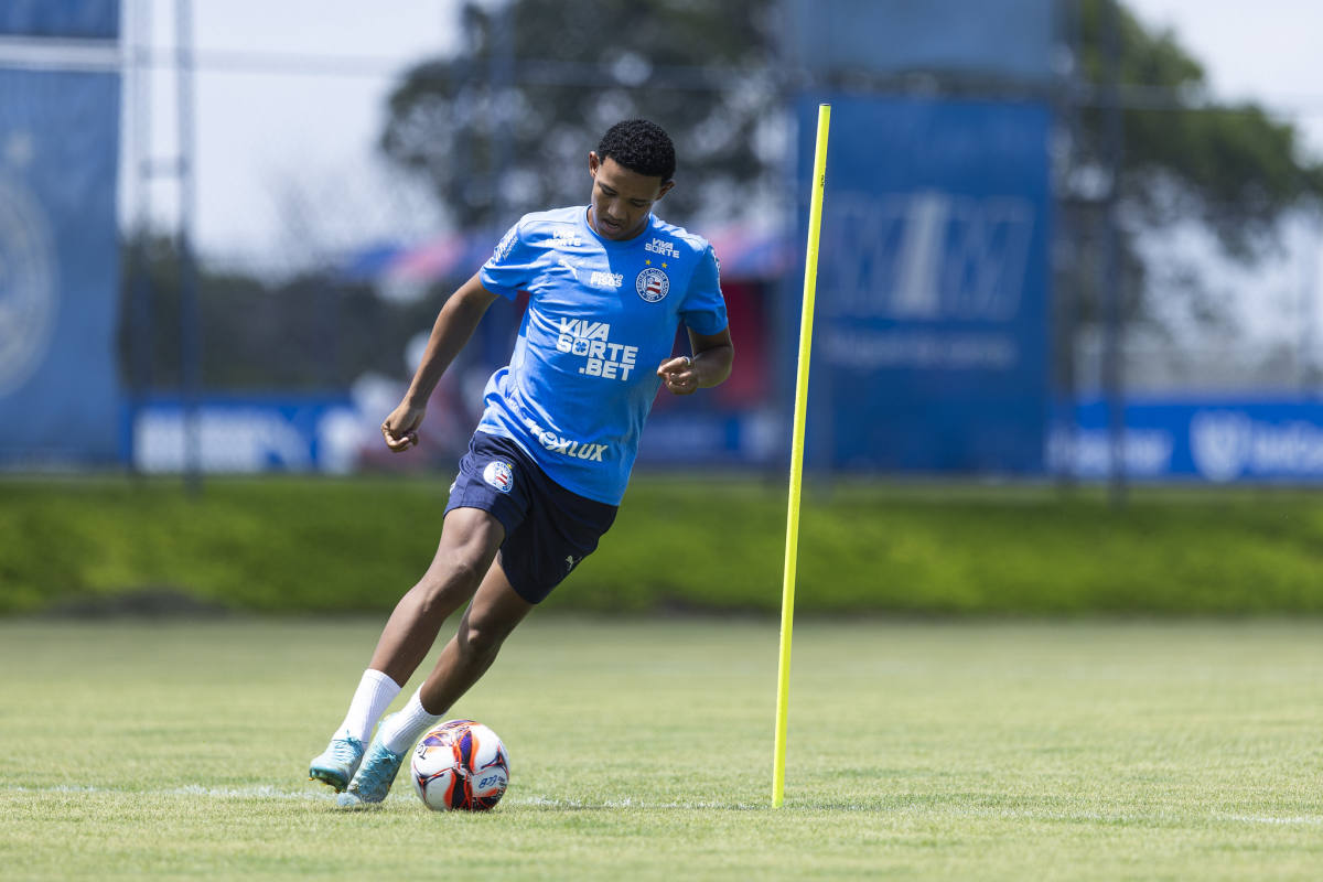 david martins em treino do bahia