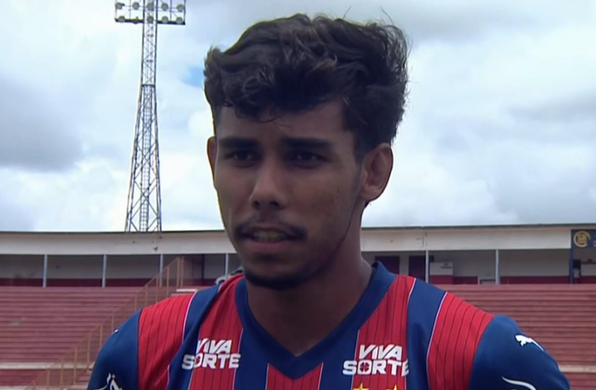 joão andrade em entrevista do bahia na copinha