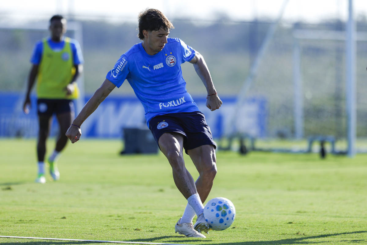 roman em treino do bahia