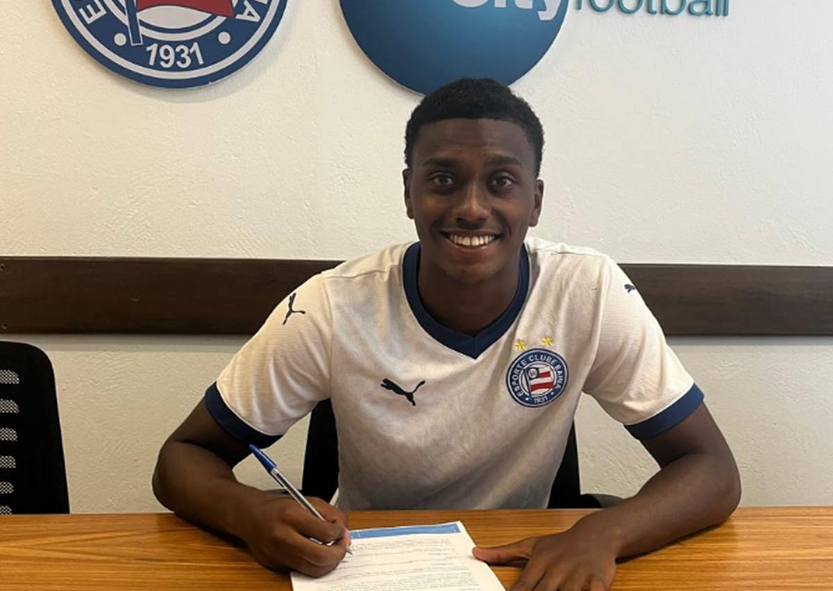 ryan nascimento assina contrato com o bahia