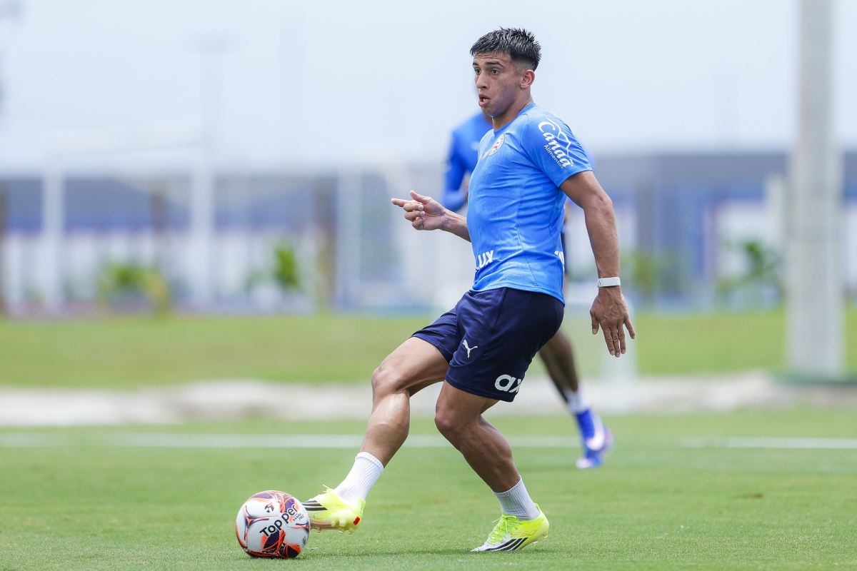 sanabria em treino do bahia