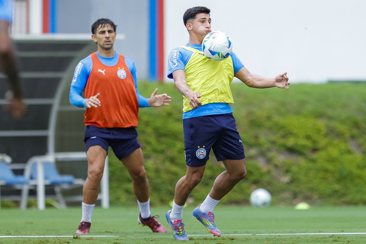 treino do bahia com sanabria e acevedo