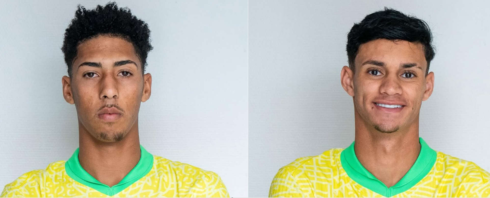 jonathan marinho e daniel david, do bahia, na seleção sub-16