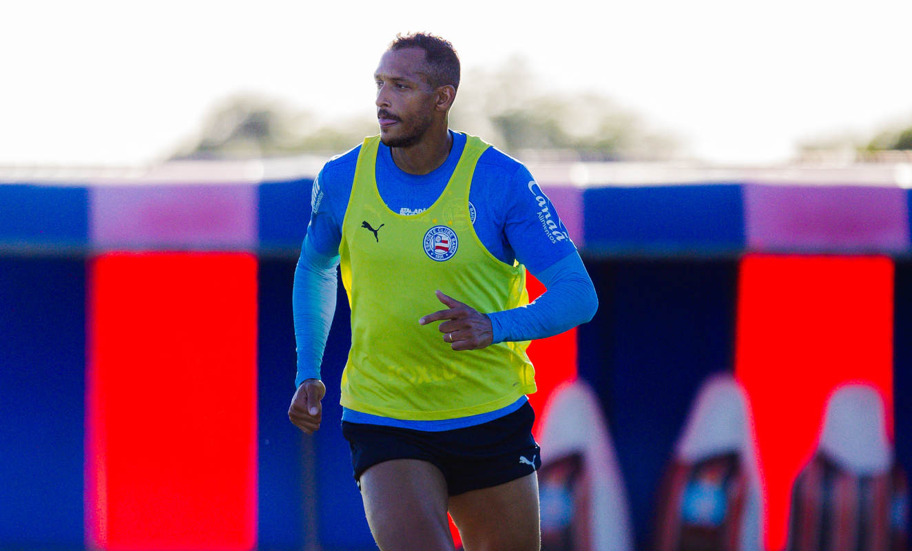 david duarte em treino do bahia