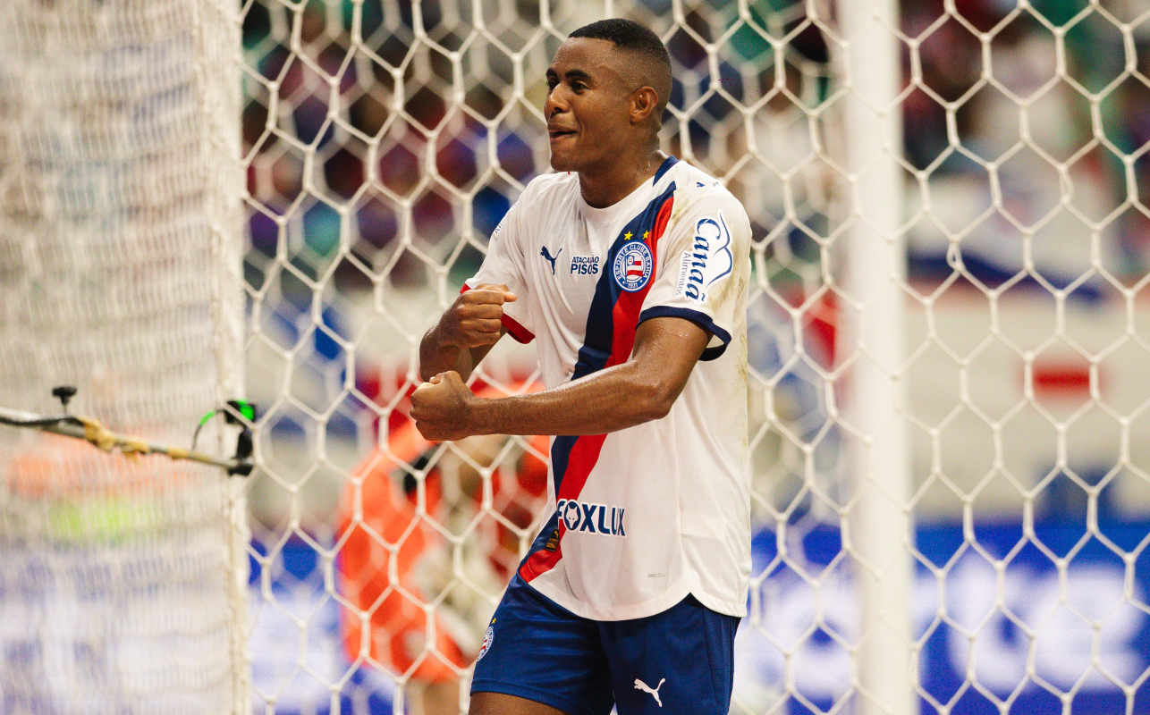 erick comemora gol do bahia