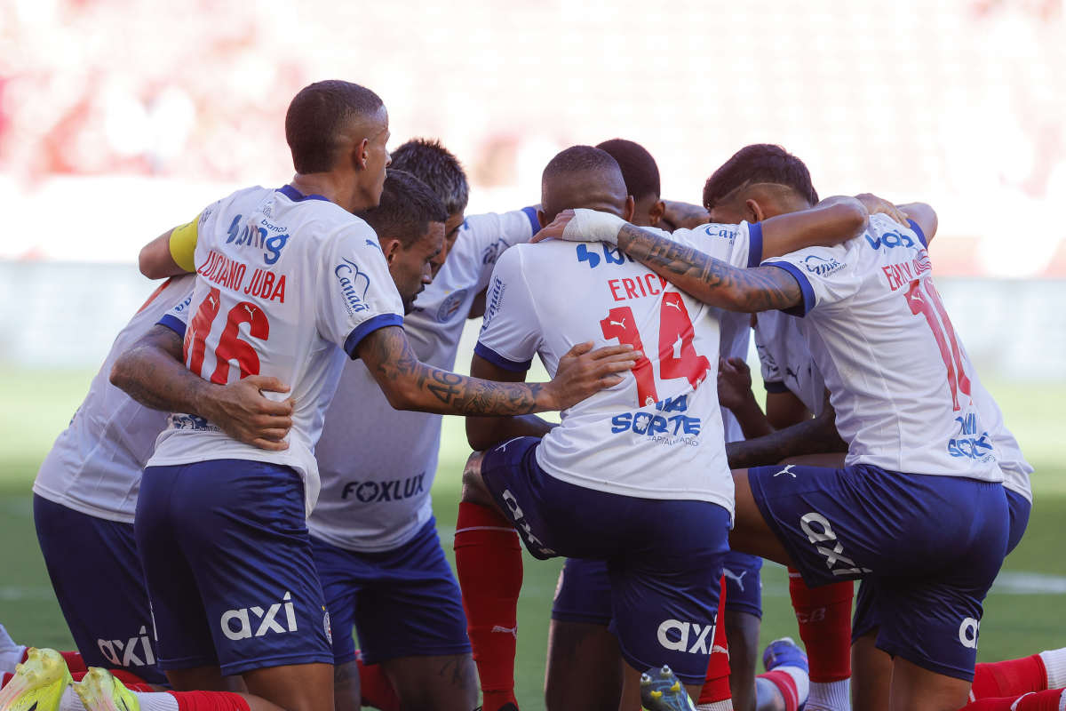 comemoração de gol do bahia