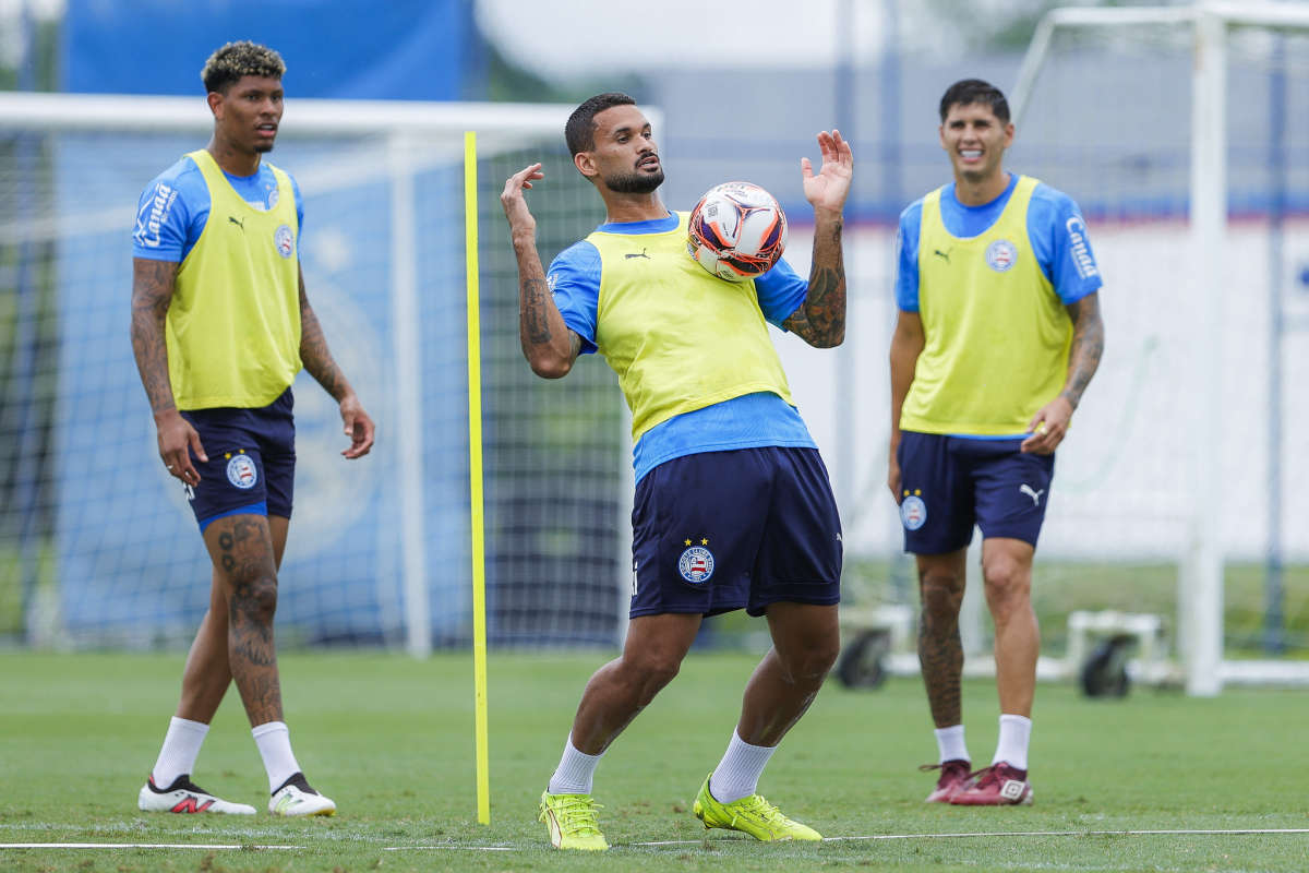 willian josé em treino do bahia