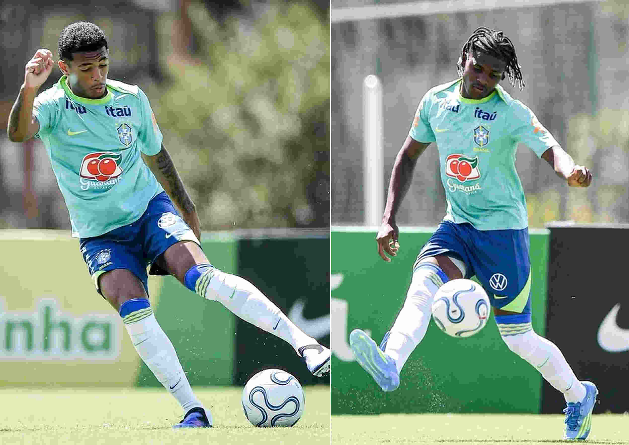 jogadores do bahia, kauê furquim e lyan na seleção sub-17