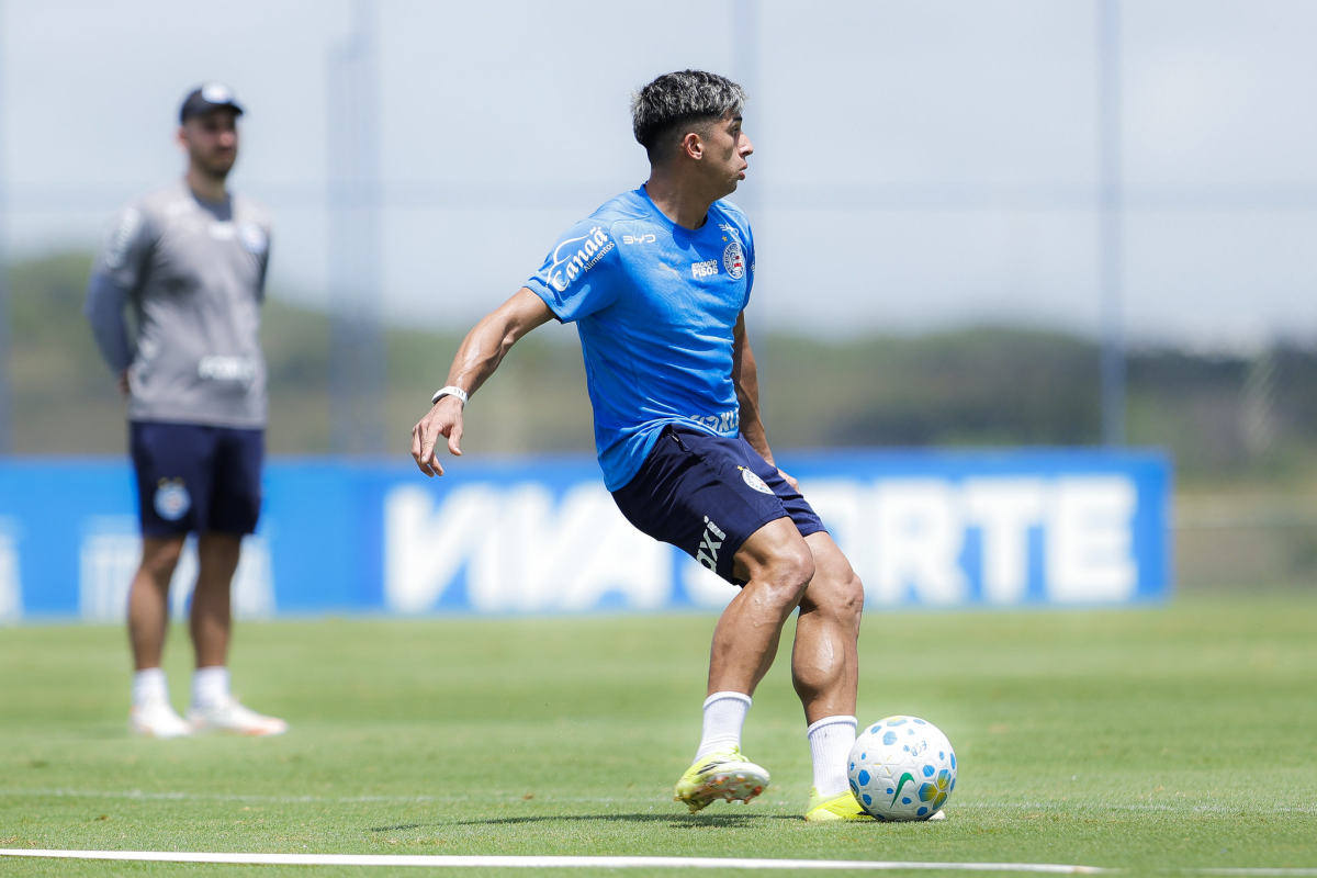 sanabria em treino do bahia