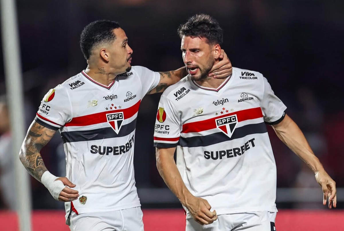 luciano e calleri, adversário do bahia pelo são paulo