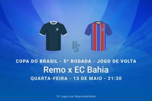 palpites remo x bahia copa do brasil