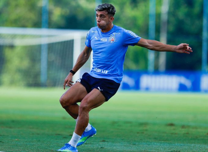 sanabria em treino do bahia