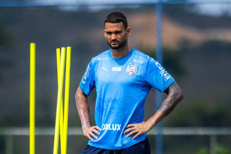 willian josé em treino do bahia